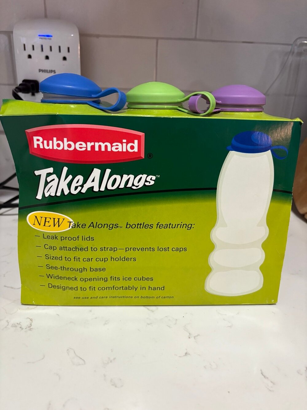 Vintage Rubbermaid Take Along Bottles